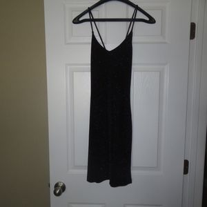 Serendipity Metallic Knit Slip Dress